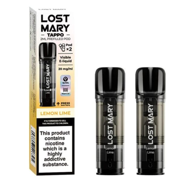LOST MARY TAPPO – Lemon Lime (Replacement Prefilled Pods) VAPING - XMANIA Ireland 11