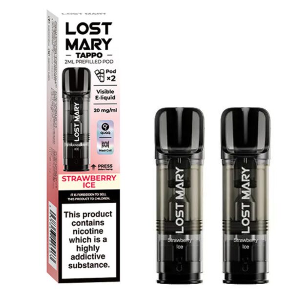 LOST MARY TAPPO – Strawberry Raspberry (Replacement Prefilled Pods) VAPING - XMANIA Ireland 13