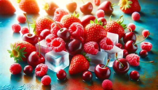 Strawberry Raspberry Chery Ice Disposable Vape Flavour