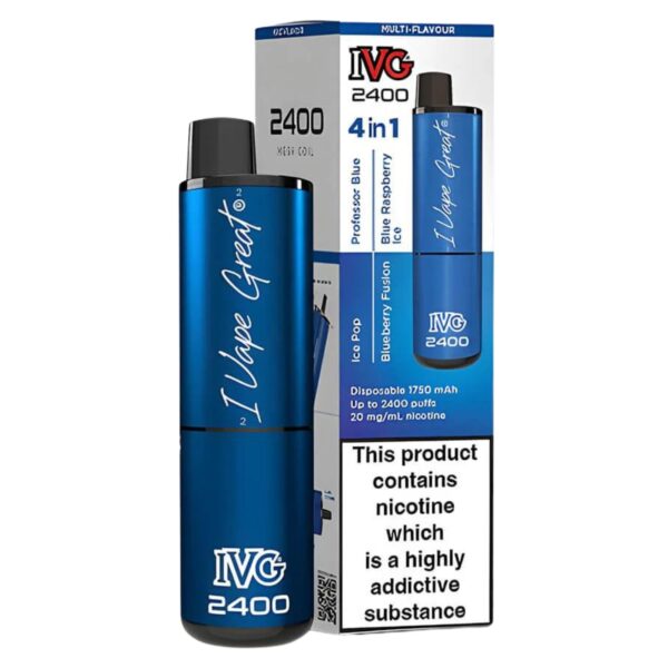 IVG 2400 – Multi Pack – Blue Edition (Disposable Pod Kit) 20MG DISPOSABLE VAPE BARS - XMANIA Ireland