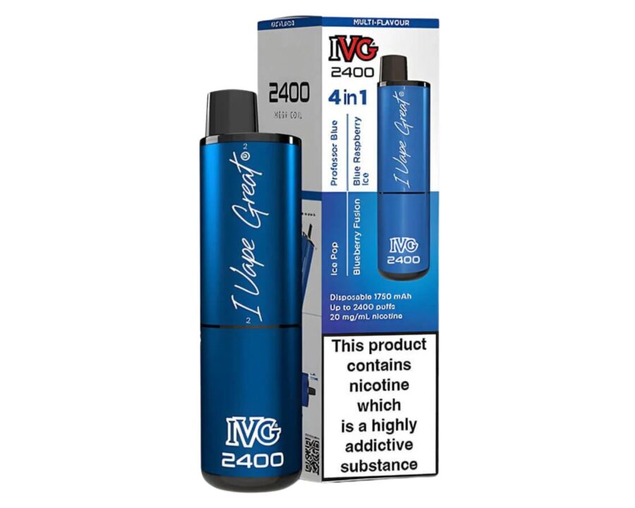 IVG 2400 – Multi Pack – Blue Edition (Disposable Pod Kit) 20MG DISPOSABLE VAPE BARS - XMANIA Ireland 2