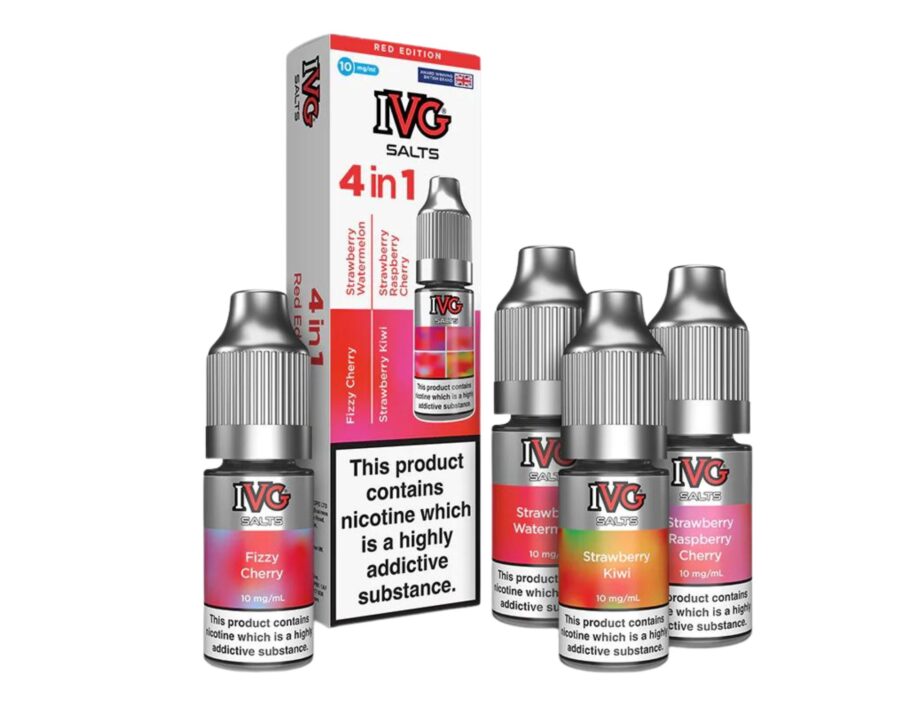 IVG 4 IN 1 NIC SALTS – RED EDITION VAPING - XMANIA Ireland 2