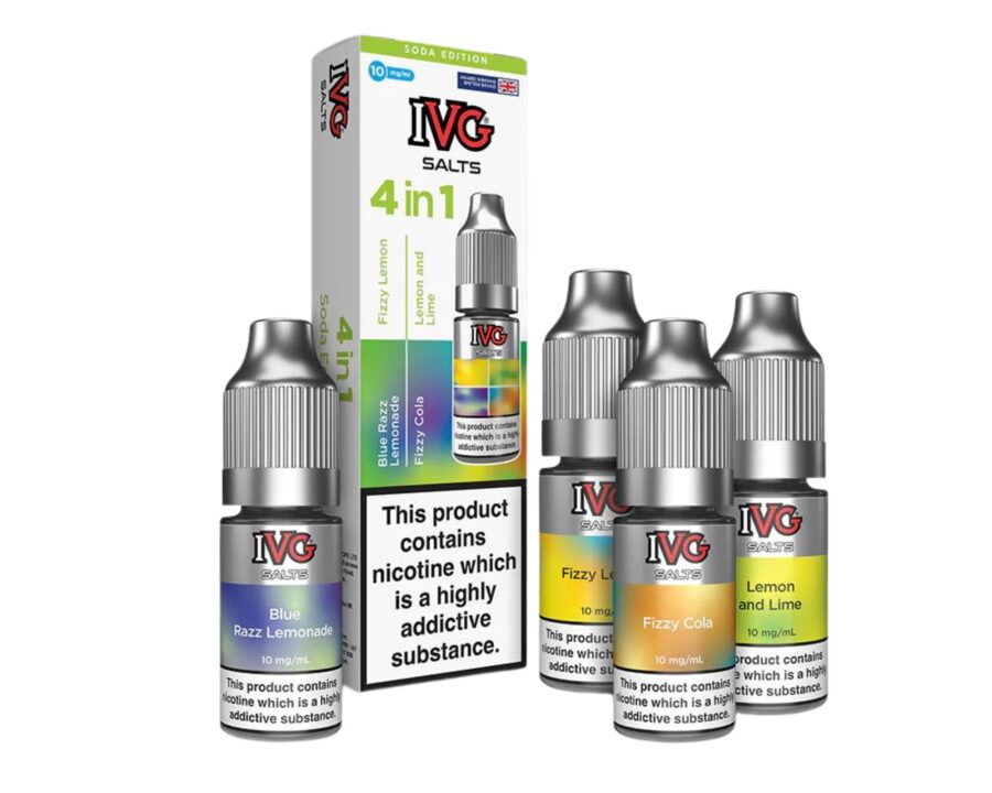 IVG 4 IN 1 NIC SALTS – SODA EDITION VAPING - XMANIA Ireland 2