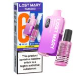 Lost Mary BM6000 - Blackberry Ice (Disposable Pod Kit) 20MG