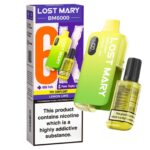 Lost Mary BM6000 - Lemon Lime (Disposable Pod Kit) 20MG Lost Mary BM6000 - Lemon Lime (Disposable Pod Kit) 20MG