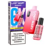 Lost Mary BM6000 - Watermelon Ice (Disposable Pod Kit) 20MG Lost Mary BM6000 - Watermelon Ice (Disposable Pod Kit) 20MG