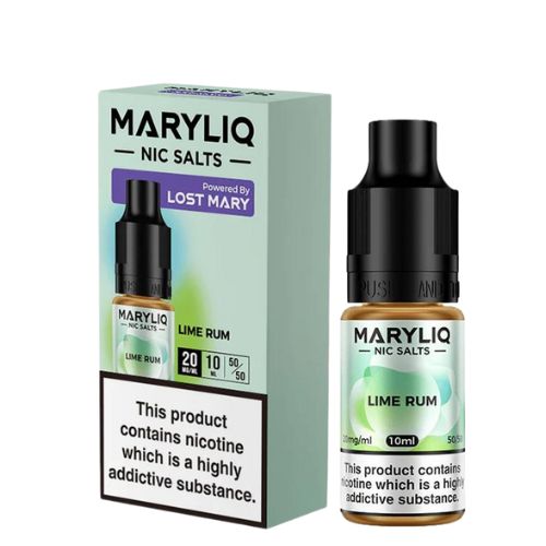 MARYLIQ – LIME RUM (The Official Lost Mary Nic Salt Liquid) VAPING - XMANIA Ireland