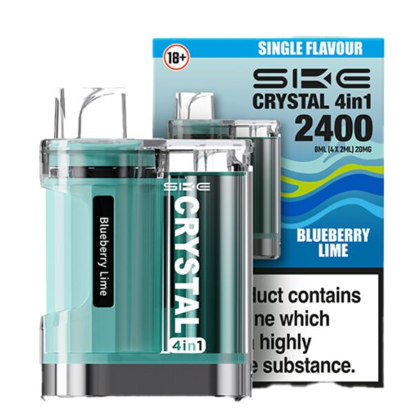 Blueberry Lime – Crystal Bar 4in1 (Disposable Vape Bar) DISPOSABLE VAPE BARS - XMANIA Ireland