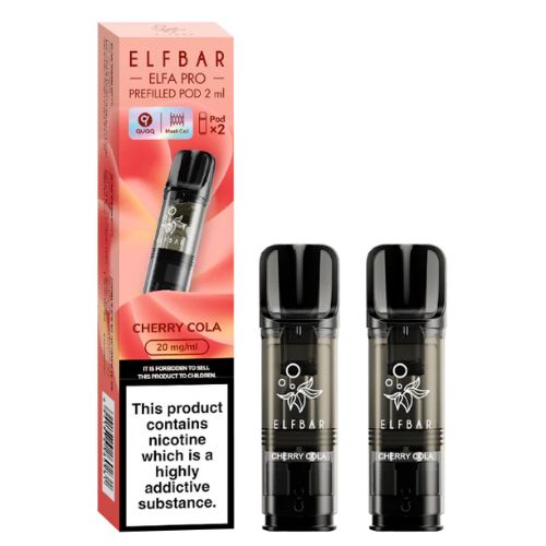 ELFA PRO Replacement Prefilled Pods – Cherry Cola VAPING - XMANIA Ireland