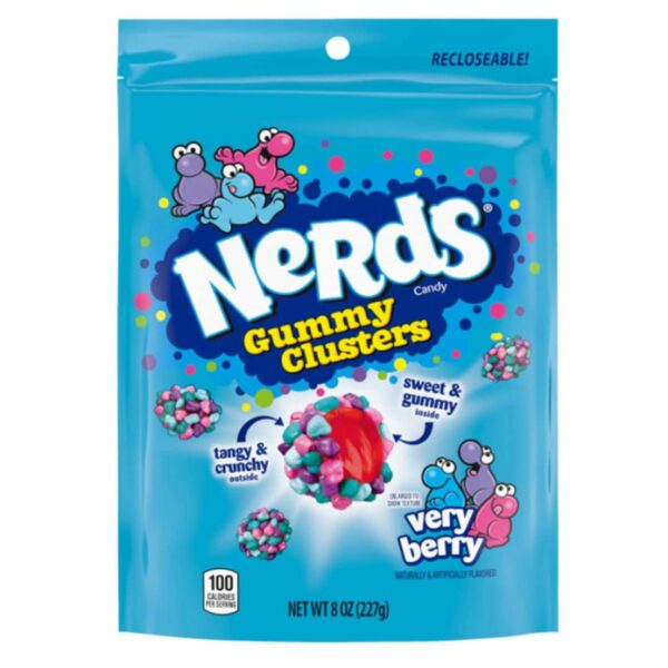 Nerds Very Berry Gummy Clusters 226G Nerds - XMANIA Ireland