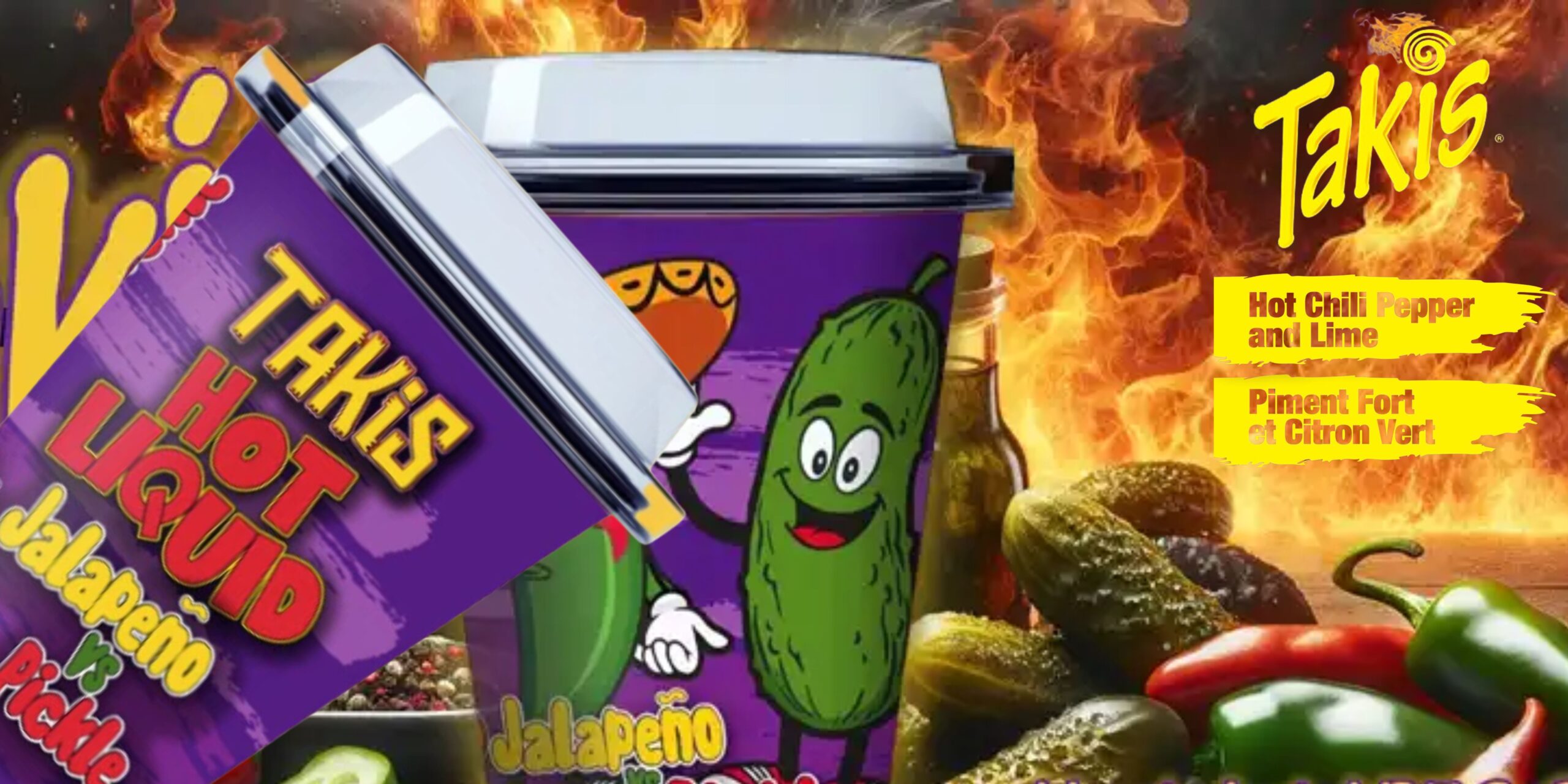 Takis Hot Liquid Jalapeno Vs Pickle 300G AMERICAN SNACKS - XMANIA Ireland 8