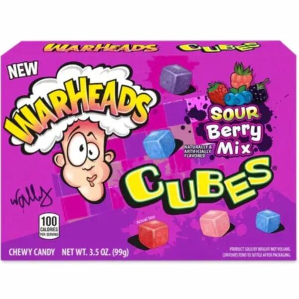 Warheads Theatre Berry Cubes 99G Warheads - XMANIA Ireland