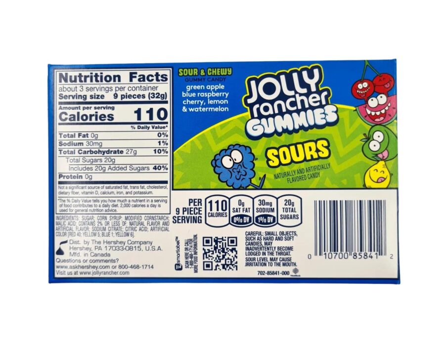 Jolly Rancher Gummies Sour Theatre Box 1199G AMERICAN SNACKS - XMANIA Ireland 3