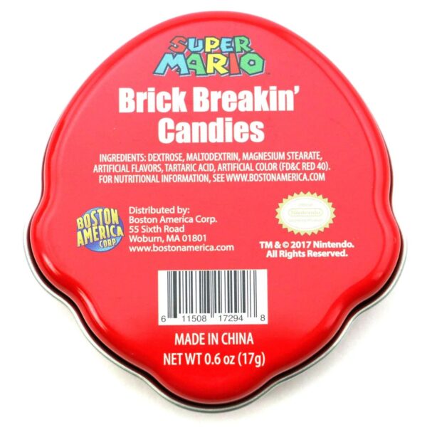 Nintendo Mario Brick Breakin Candy Tin 20G AMERICAN SNACKS - XMANIA Ireland 3