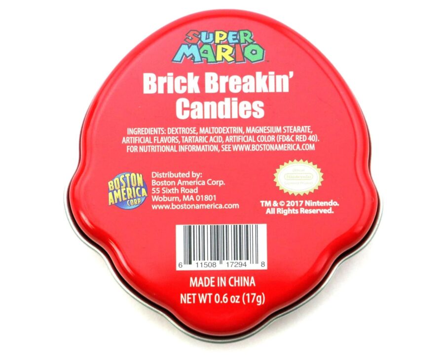 Nintendo Mario Brick Breakin Candy Tin 20G AMERICAN SNACKS - XMANIA Ireland 3