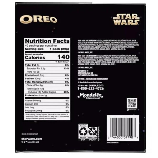 Oreo Limited Edition Star Wars 300G AMERICAN SNACKS - XMANIA Ireland 3