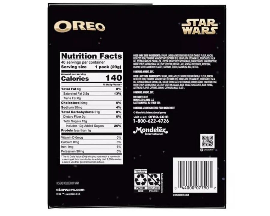 Oreo Limited Edition Star Wars 300G AMERICAN SNACKS - XMANIA Ireland 3