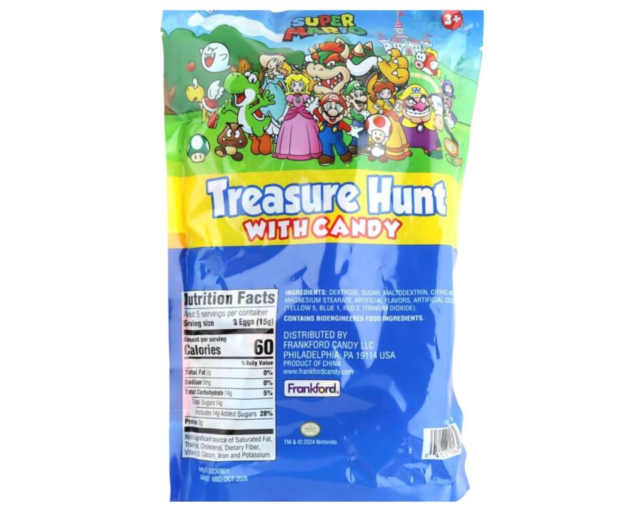 Super Mario Treasure Hunt Candy 80G AMERICAN SNACKS - XMANIA Ireland 3