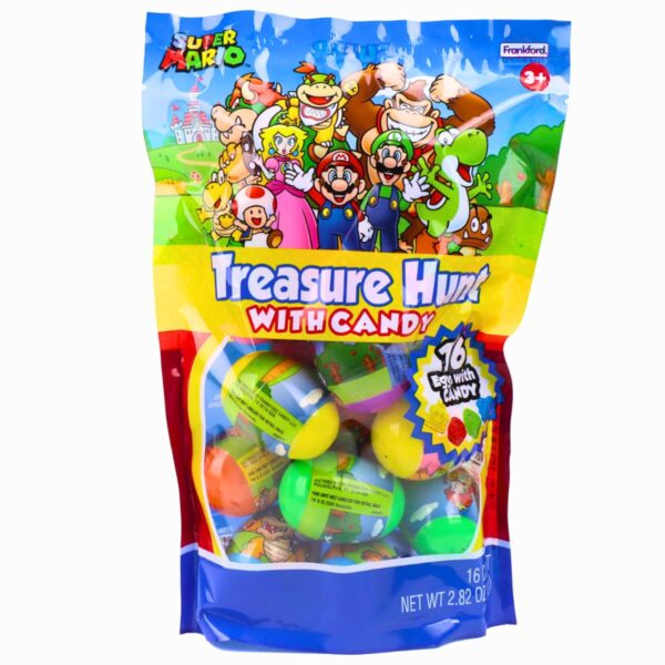 Super Mario Treasure Hunt Candy 80G AMERICAN SNACKS - XMANIA Ireland