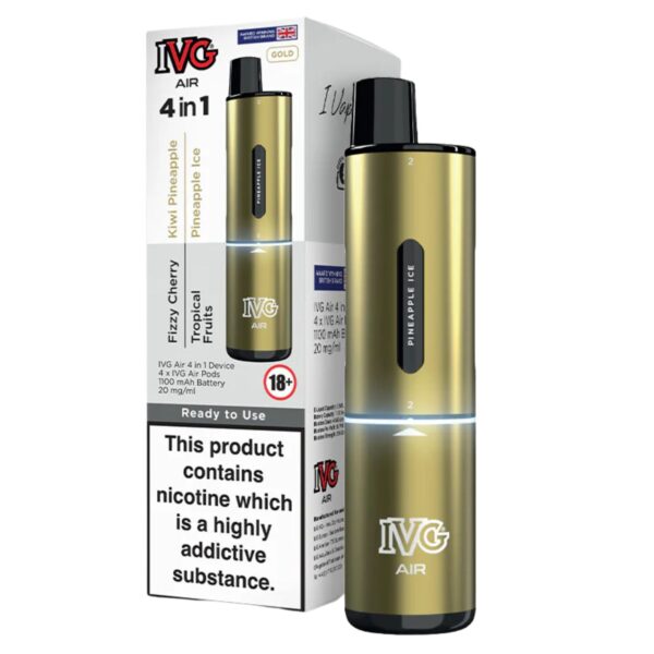 IVG AIR – Gold (Disposable Pod Kit) 20MG VAPING - XMANIA Ireland