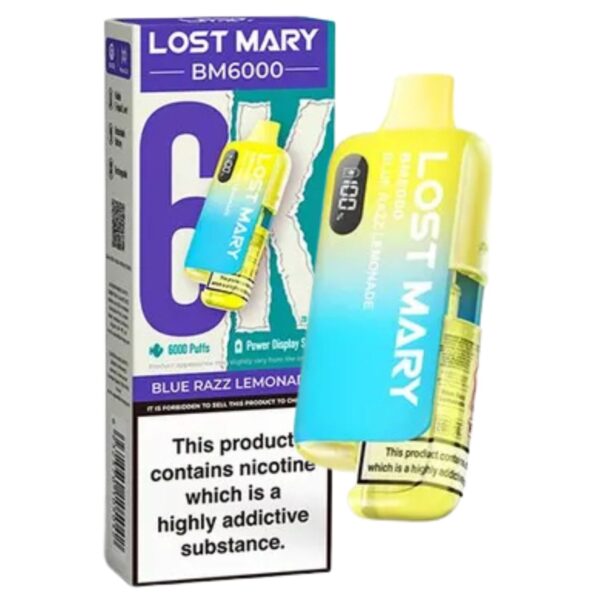 Lost Mary BM6000 – Strawberry Watermelon (Disposable Pod Kit) 20MG DISPOSABLE VAPE BARS - XMANIA Ireland 10