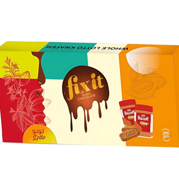 Fix It Dubai Chocolate Biscoff 200g AMERICAN SNACKS - XMANIA Ireland