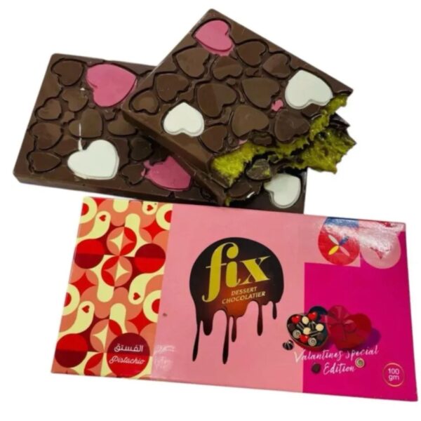 Fix Dubai Chocolate Valentines 100g AMERICAN SNACKS - XMANIA Ireland 3