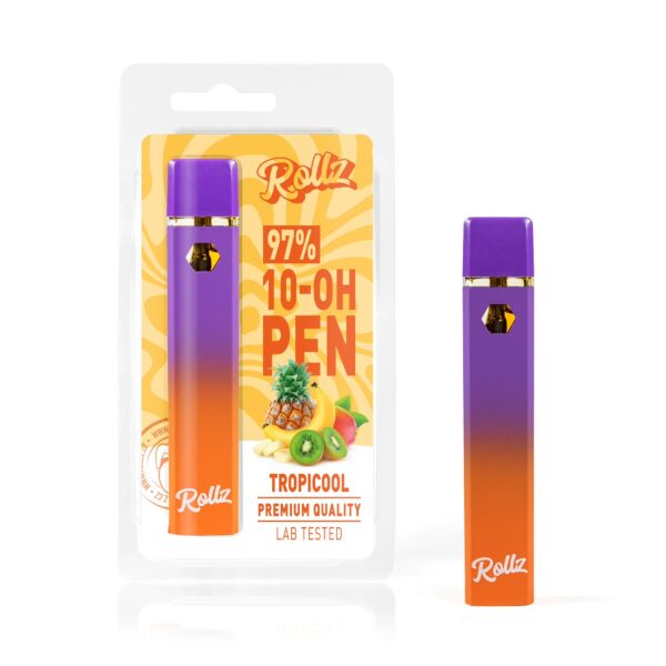 ROLLZ HHC LIVE RESIN DISPOSABLE VAPE – Tropicool HHC DISPOSABLE VAPE BARS - XMANIA Ireland