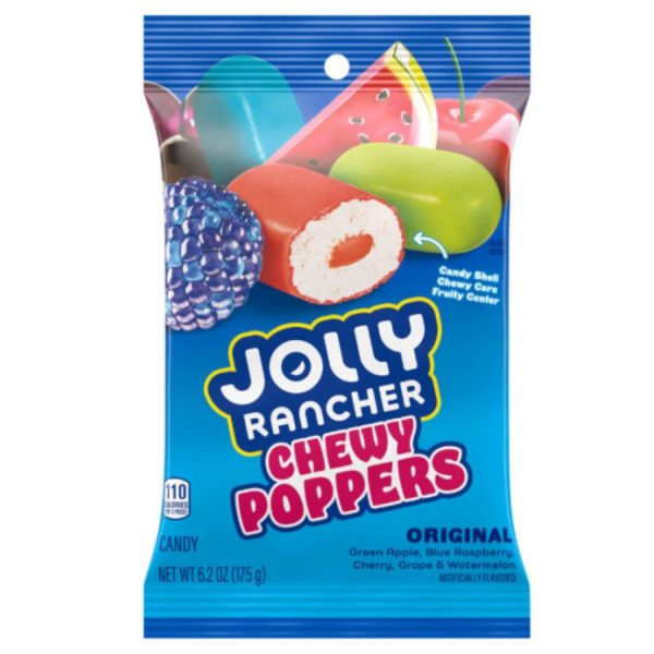 Jolly Rancher Chewy Poppers Original Peg Beg 175G AMERICAN SNACKS - XMANIA Ireland