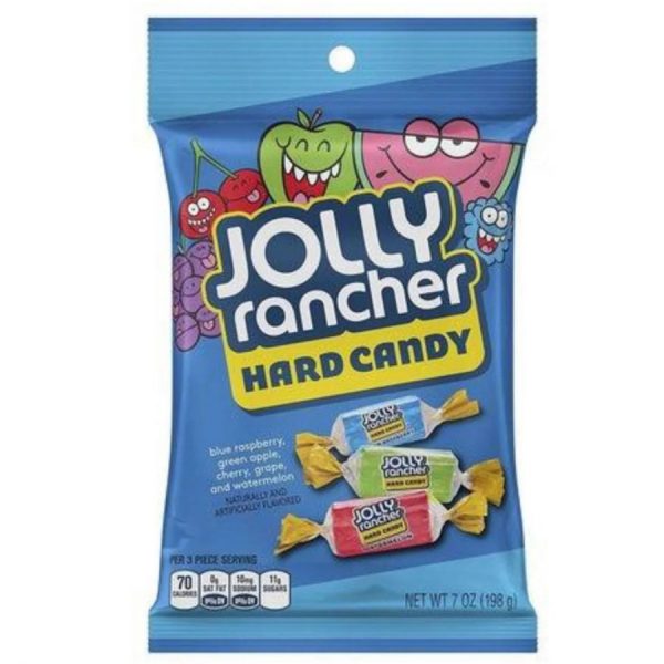 Jolly Rancher Original Hard Candy Peg Bag 198G AMERICAN SNACKS - XMANIA Ireland