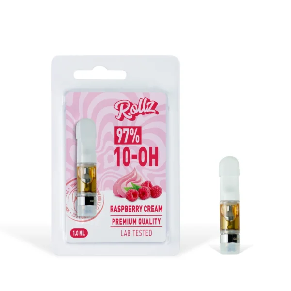 HHC ROLLZ CARTRIDGE – RASPBERRY CREAM 1ML HHC PRODUCTS - XMANIA Ireland