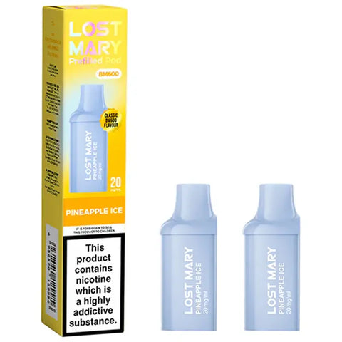 Lost Mary BM600 Prefilled Pods - 2PK- Pineapple Ice