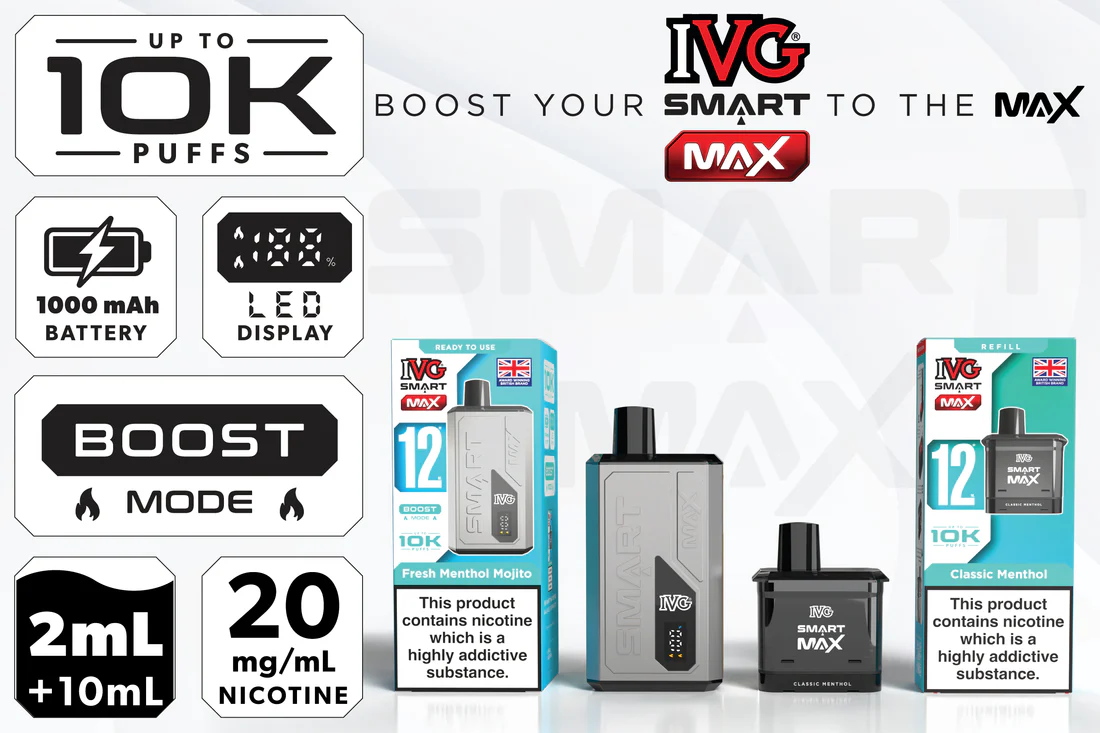 IVG SMART MAX BLUEBERRY PEACH REFILL