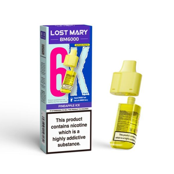 Lost Mary BM6000 Pre-filled Pod - Pineapple Ice