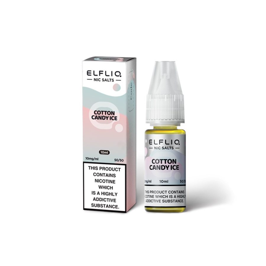 Elfliq - Cotton Candy Ice ElfBar Nic Salt Liquid - Image 1 Elfliq - Cotton Candy Ice ElfBar Nic Salt Liquid - Image 1