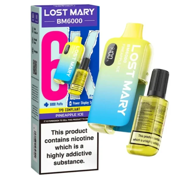 Lost Mary BM6000 - Pineapple Ice Pre-Filled Vape Kit