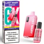 Lost Mary BM6000 - Strawberry Ice Pre-Filled Vape Kit