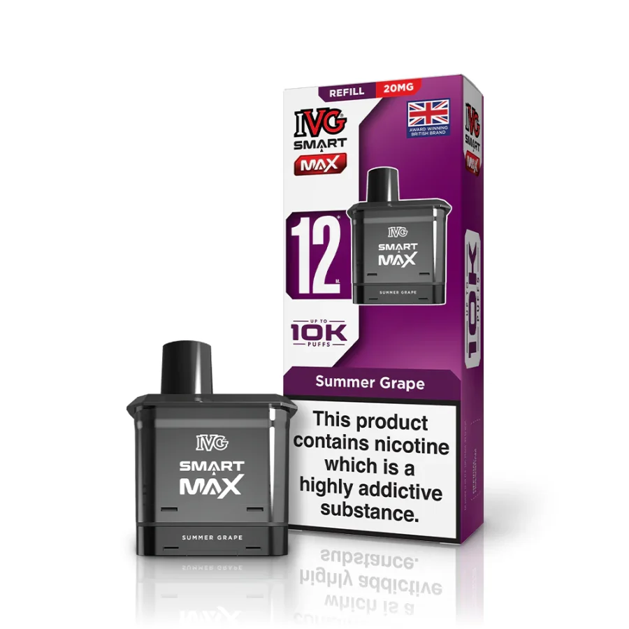 IVG SMART MAX SUMMER GRAPE REFILL - Image 1 IVG SMART MAX SUMMER GRAPE REFILL - Image 1