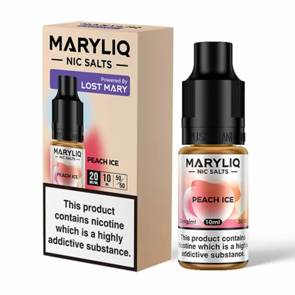 MARYLIQ - Peach Ice Lost Mary Nic Salt Liquid