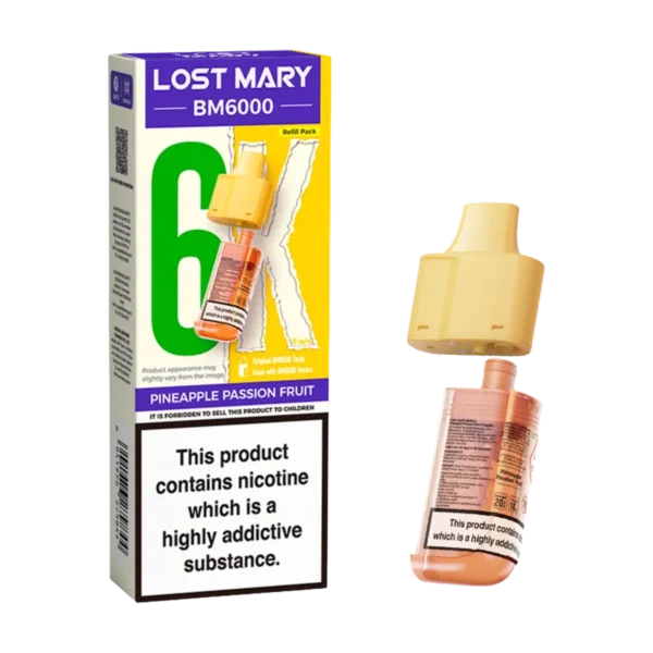 Lost Mary BM6000 Prefilled Pod - Pineapple Passion Fruit