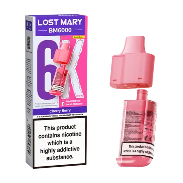 Lost Mary BM6000 Prefilled Pod - Cherry Berry