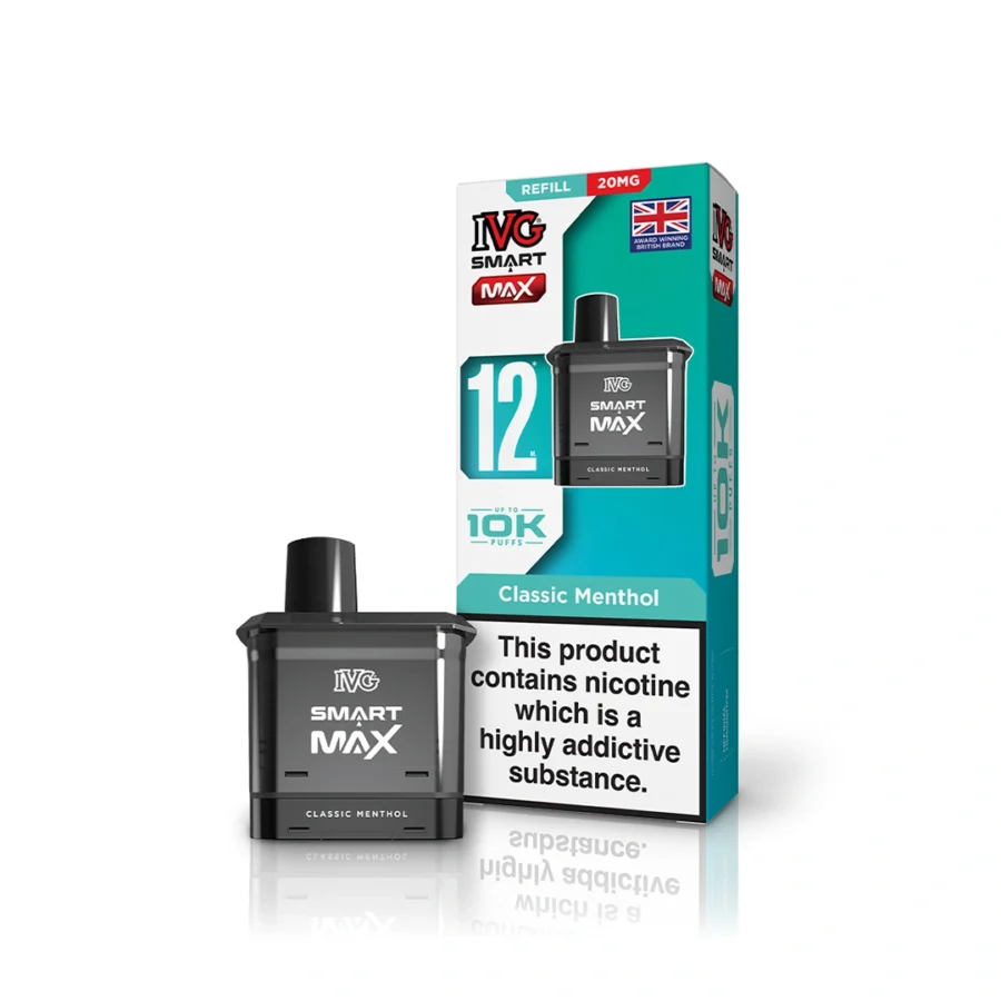 IVG SMART MAX CLASSIC MENTHOL REFILL - Image 1 IVG SMART MAX CLASSIC MENTHOL REFILL - Image 1