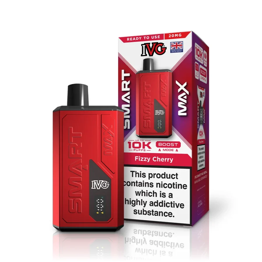 IVG SMART MAX 10K - FIZZY CHERRY - Image 1 IVG SMART MAX 10K - FIZZY CHERRY - Image 1