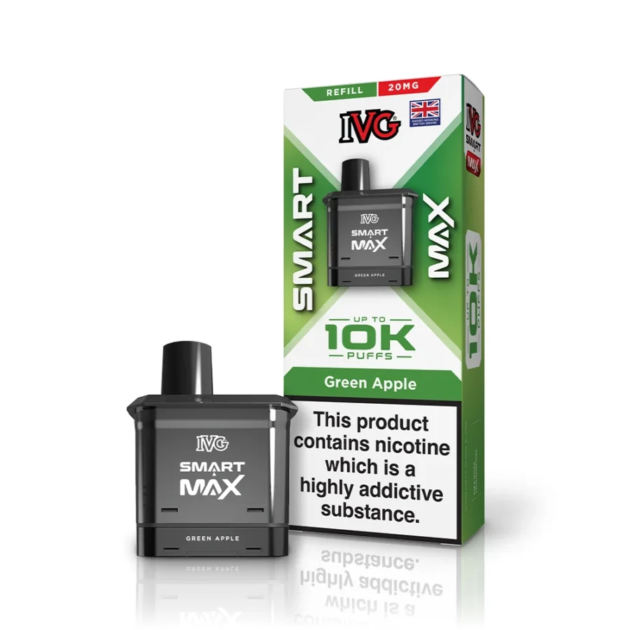 IVG SMART MAX GREEN APPLE REFILL - Image 1 IVG SMART MAX GREEN APPLE REFILL - Image 1