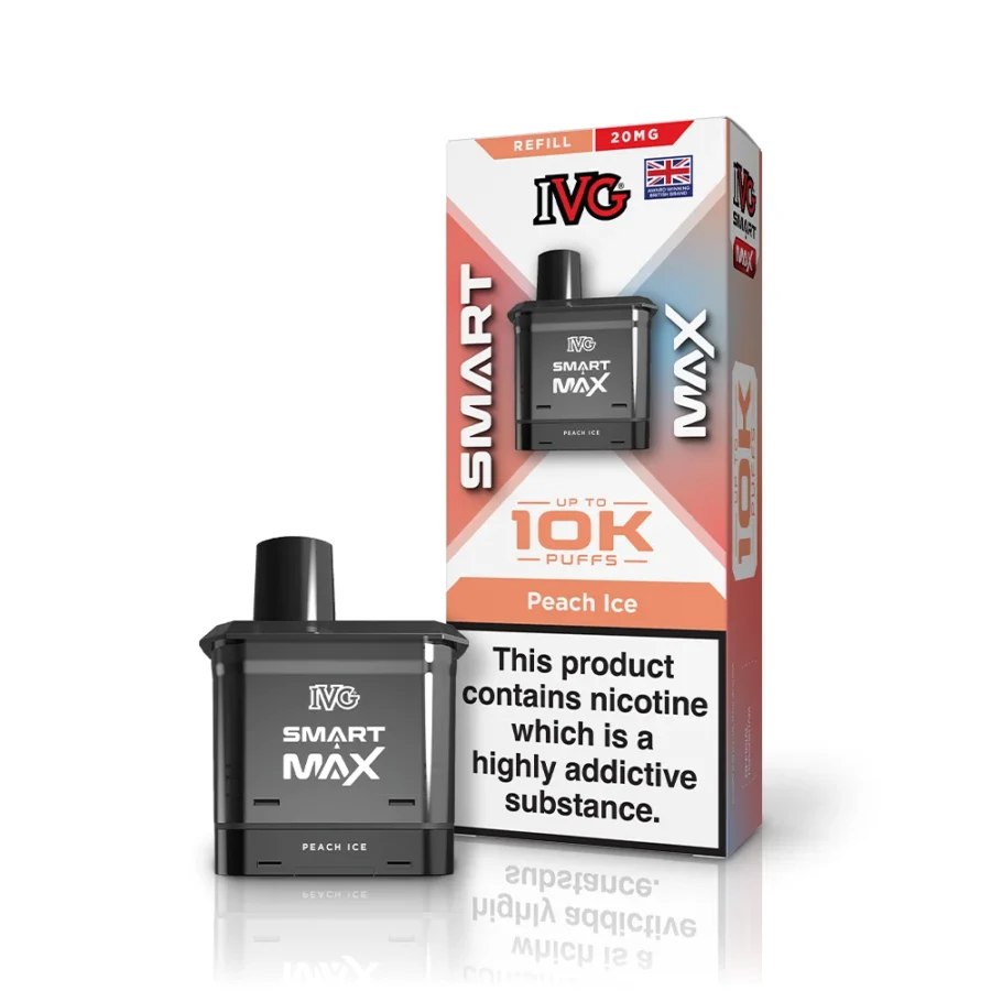 IVG SMART MAX PEACH ICE REFILL - Image 1 IVG SMART MAX PEACH ICE REFILL - Image 1