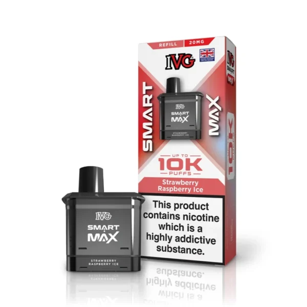 IVG SMART MAX STRAWBERRY RASPBERRY ICE REFILL